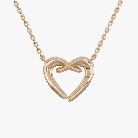 Golden Swan Gold Necklace